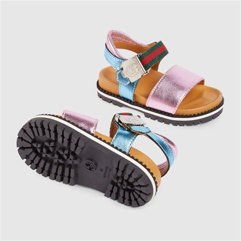 infant gucci sandals|gucci kids sandals sale.